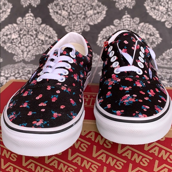 VANS ERA DITSY FLORAL BLK/Trwht - Picture 8 of 16